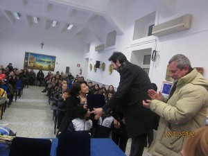 Concorso Presepi di classe "L'Amicizia tra i popoli" - Premiazione classi prime classificate