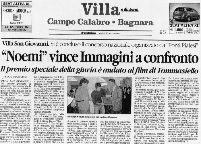 Il Quotidiano - IMMAGINI A CONFRONTO 2007 