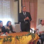 Posa Prima Pietra 15 sett 2012 - 25a il tavolo di discussione - intervento di Rocco La Valle, sindaco di Villa San Giovanni