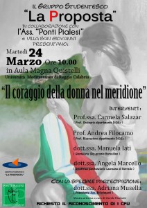 Ponti Pialesi/La Proposta  - Convegno Il Coraggio della donna nel meridione